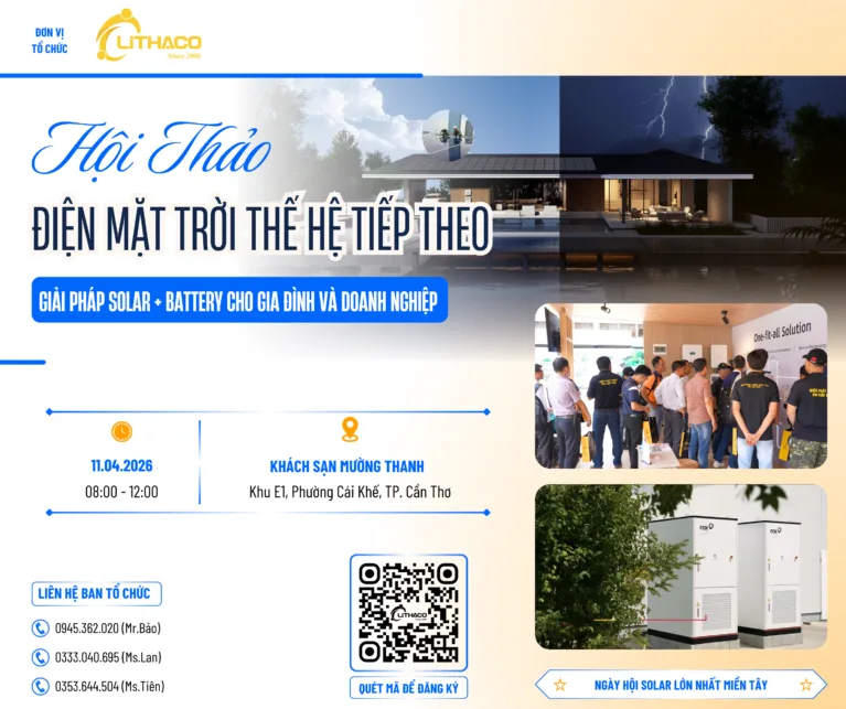 THÔNG CÁO BÁO CHÍ: Hội thảo điện mặt trời thế hệ tiếp theo tại Cần Thơ