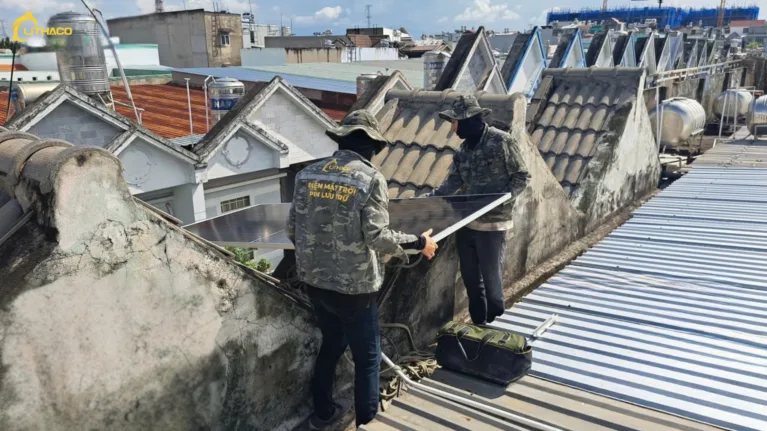 LITHACO hoàn thiện hệ thống điện mặt trời có lưu trữ 7kWp/10kWh cho anh Nghĩa Anh tại Quận 1, TP.HCM