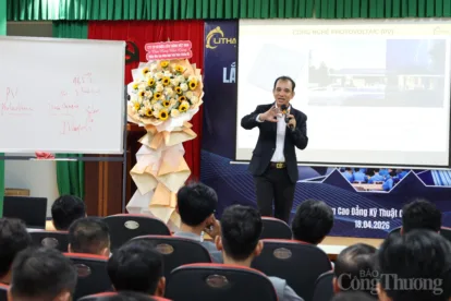 Báo Công Thương đưa tin LITHACO đào tạo thực chiến nhân lực điện mặt trời đón sóng thị trường bùng nổ