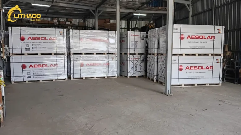 Một pallet cũng được hỗ trợ - Chiến lược đồng hành cùng đại lý điện mặt trời của LITHACO
