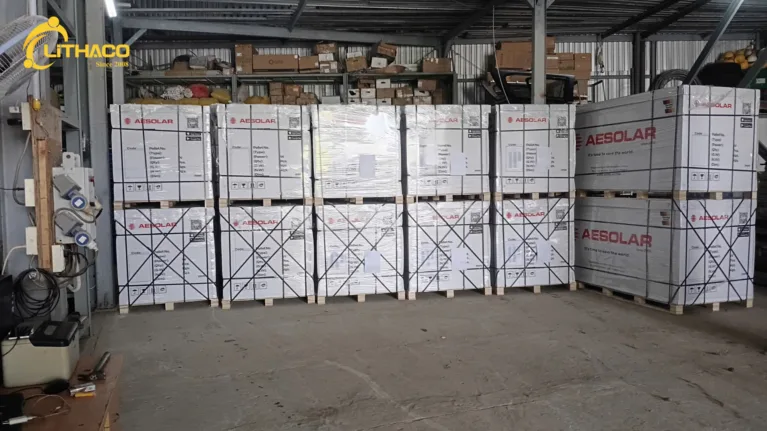 Một pallet cũng được hỗ trợ - Chiến lược đồng hành cùng đại lý điện mặt trời của LITHACO