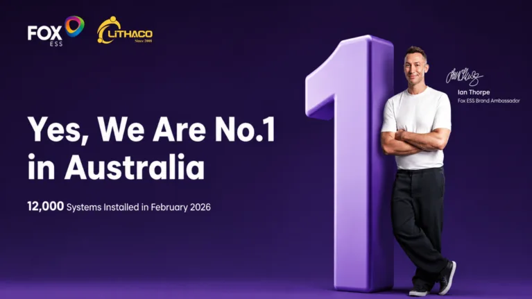 FOX ESS dẫn đầu lưu trữ năng lượng tại Australia: Bước tiến mới của hệ sinh thái năng lượng thông minh