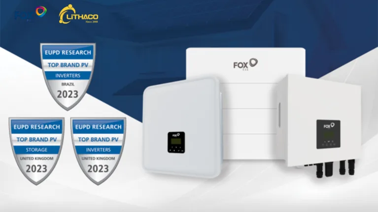 Fox ESS tiếp tục được EUPD Research vinh danh “Top Brand PV” 2024