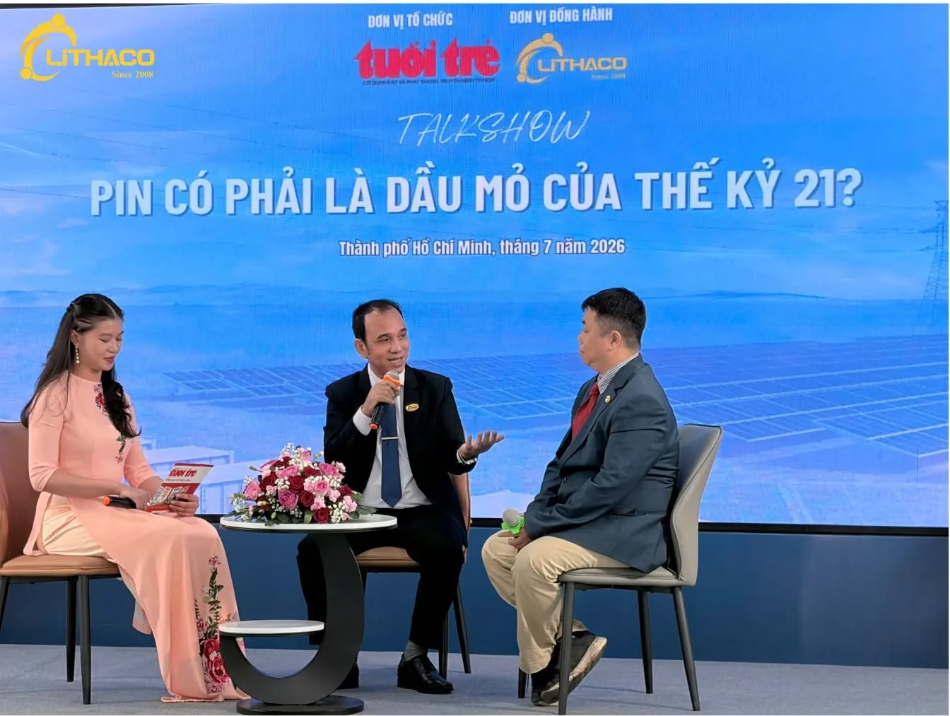 LITHACO đồng hành cùng Báo Tuổi Trẻ tại talkshow “Pin có phải là dầu mỏ của thế kỷ 21?” 1
