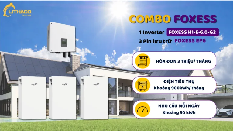 Hóa đơn điện 3 triệu/tháng: nên lắp bao nhiêu tấm pin mặt trời?