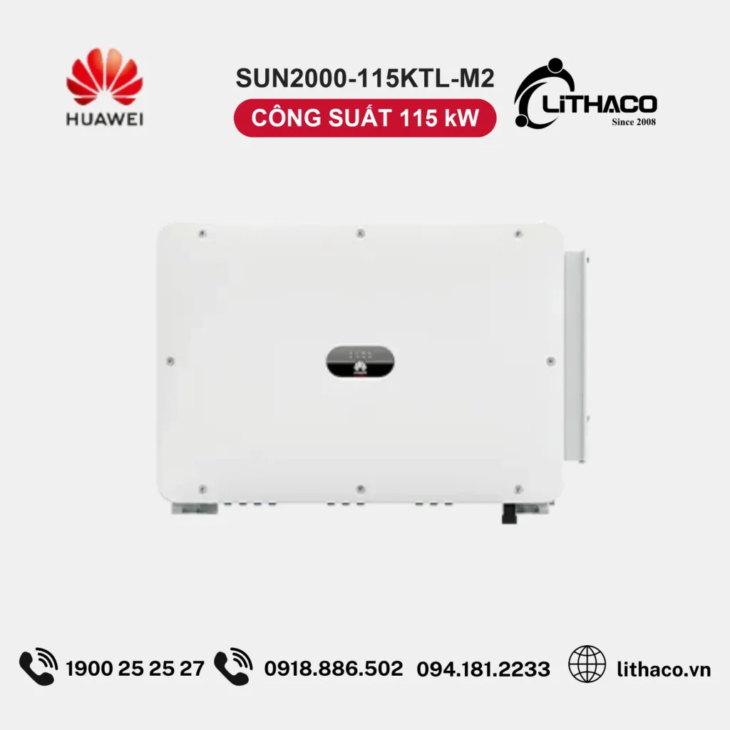 Biến Tần Huawei SUN2000-115KTL-M2 115kW 3 Pha 1 Biến Tần Huawei SUN2000-115KTL-M2 115kW 3 Pha