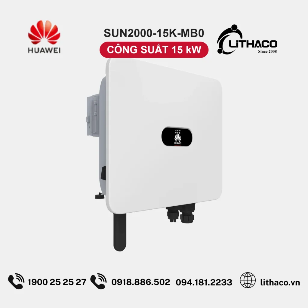 Biến Tần Huawei SUN2000-15K-MB0 15kW 3 Pha 2 Biến Tần Huawei SUN2000-15K-MB0 15kW 3 Pha