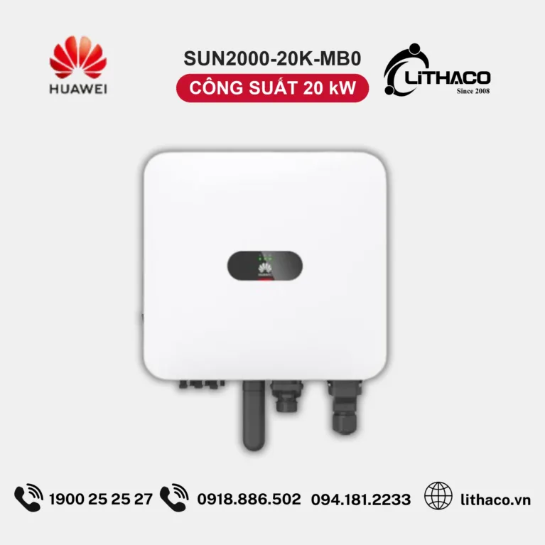 Biến Tần Huawei SUN2000-20K-MB0 20kW 3 Pha