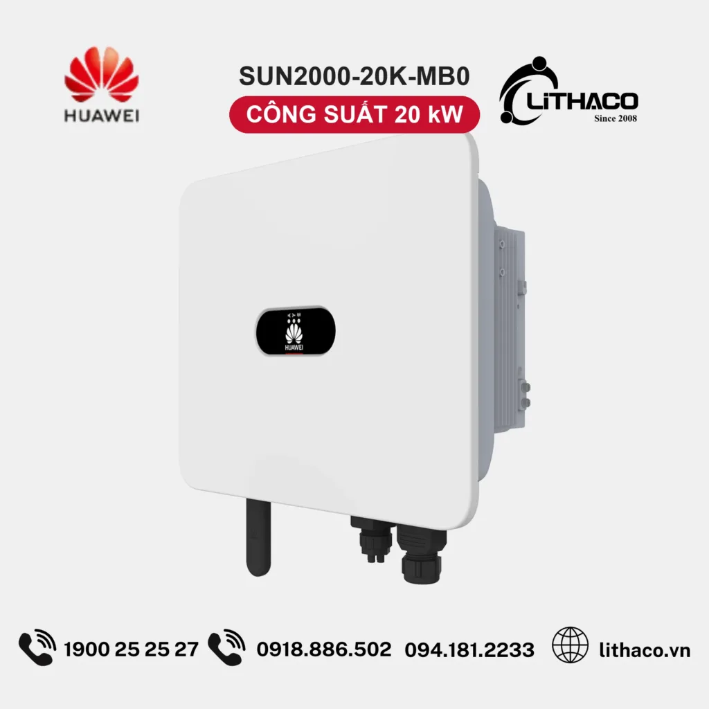 Biến Tần Huawei SUN2000-20K-MB0 20kW 3 Pha