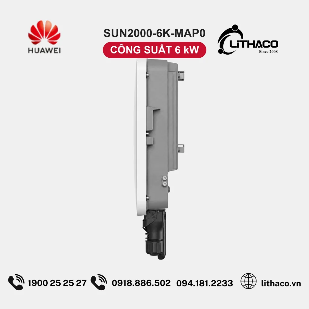 Biến Tần Huawei SUN2000-6K-MAP0 6kW 3 Pha