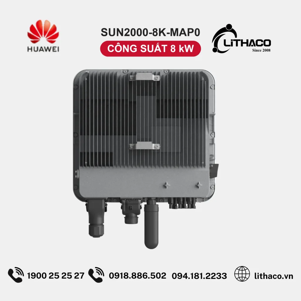 Biến Tần Huawei SUN2000-8K-MAP0 8kW 3 Pha