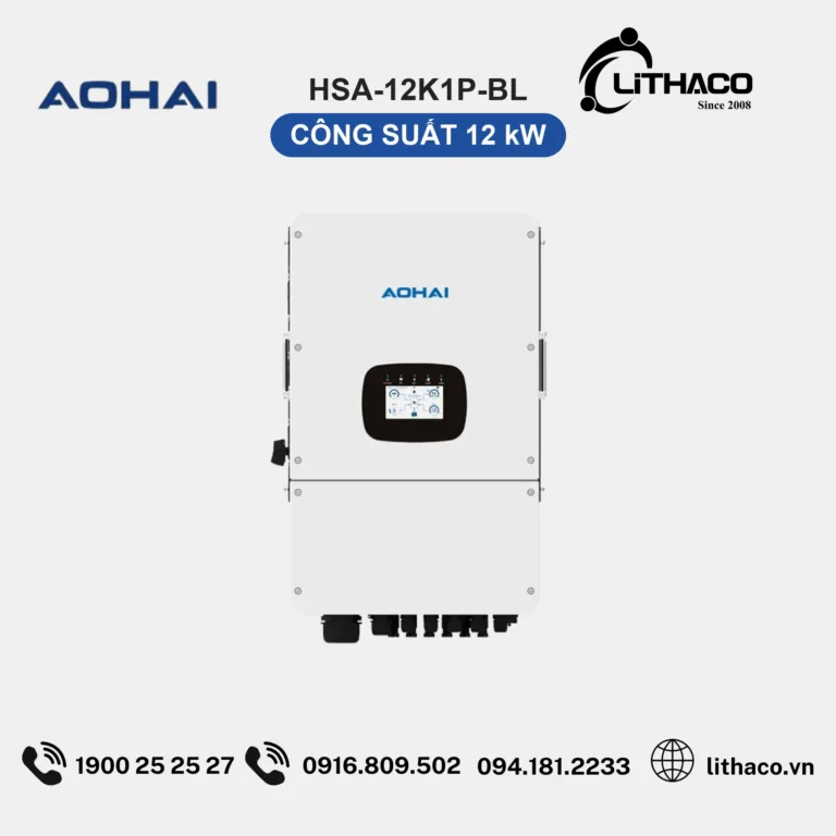 Biến Tần Hybrid AOHAI HSA-12K1P-BL 12kW 1 Pha