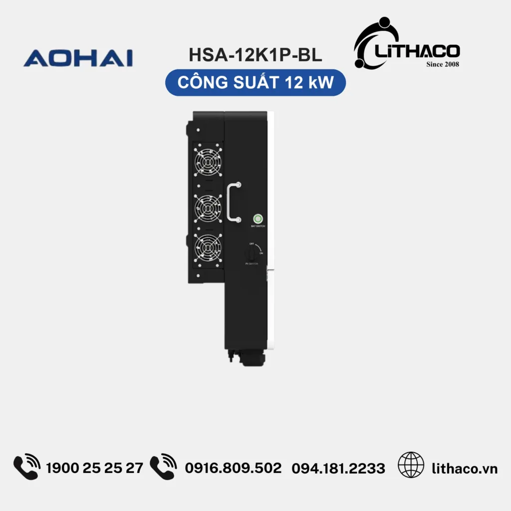 Biến Tần Hybrid AOHAI HSA-12K1P-BL 12kW 1 Pha