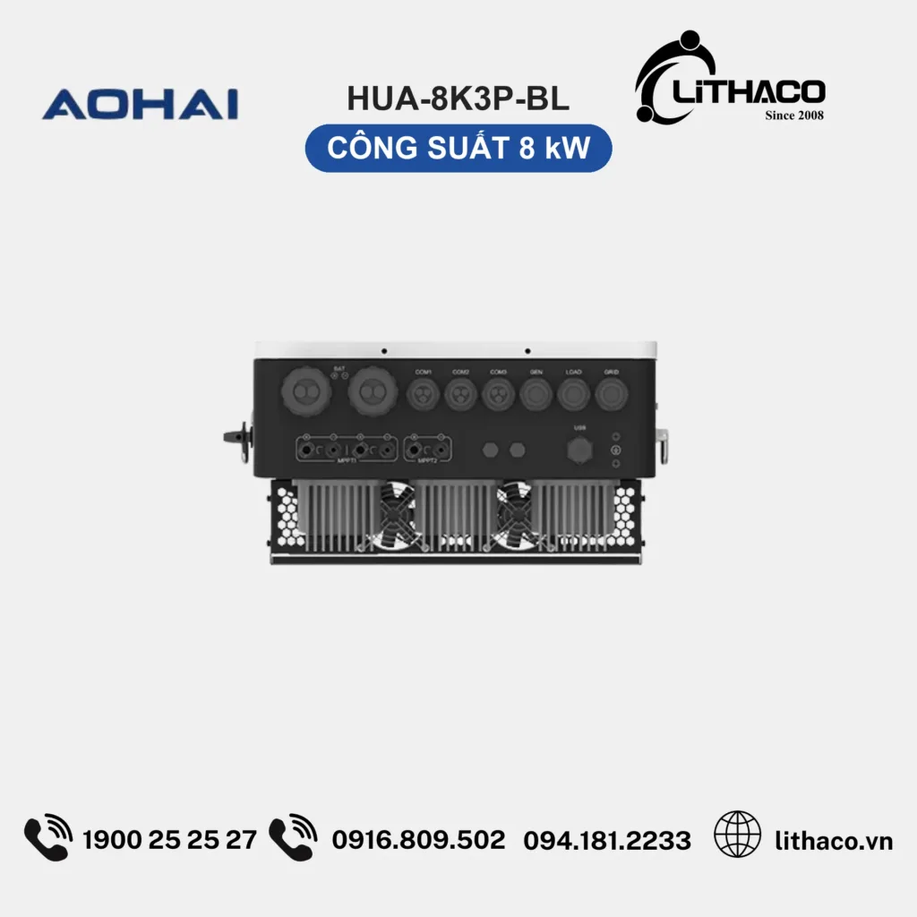Biến Tần Hybrid AOHAI HUA-8K3P-BL 8kW 3 Pha 4 Biến Tần Hybrid AOHAI HUA-8K3P-BL 8kW 3 Pha