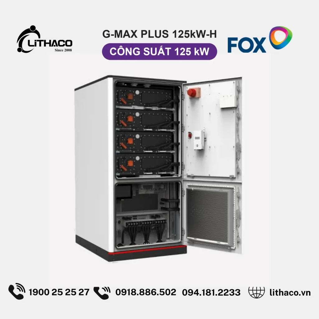 Hệ Thống Lưu Trữ Fox ESS G-MAX PLUS 125kW-H 241kWh 2 Hệ Thống Lưu Trữ Fox ESS G-MAX PLUS 125kW-H 241kWh