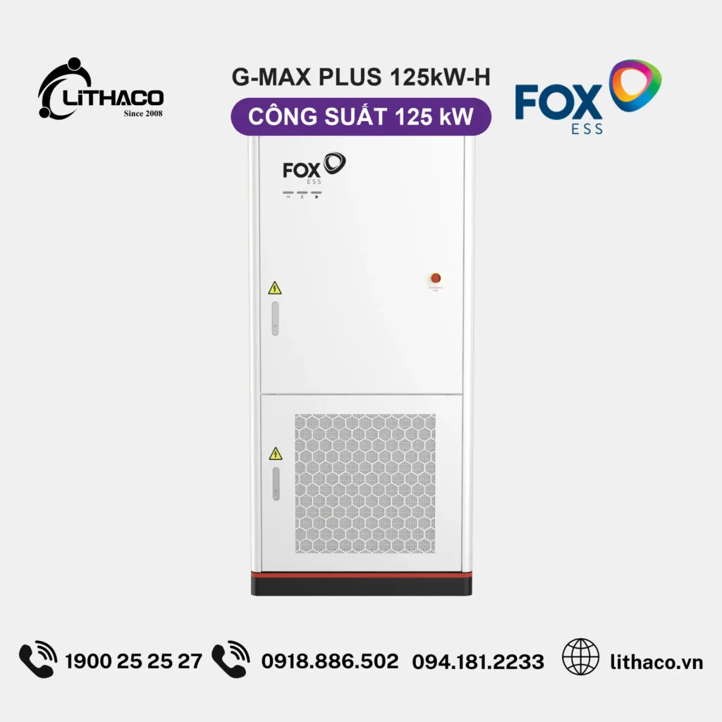 Hệ Thống Lưu Trữ Fox ESS G-MAX PLUS 125kW-H 241kWh 3 Hệ Thống Lưu Trữ Fox ESS G-MAX PLUS 125kW-H 241kWh