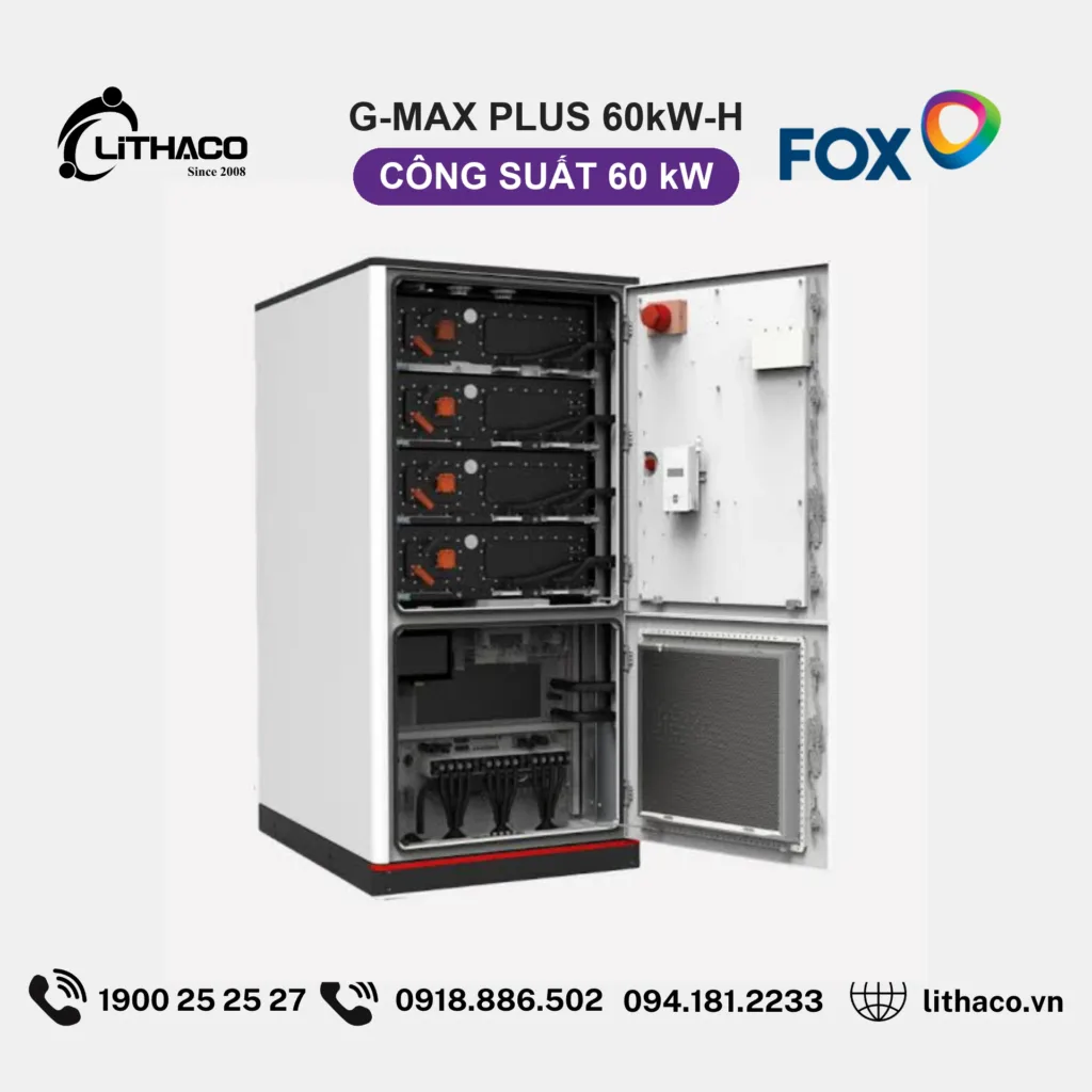 Hệ Thống Lưu Trữ Fox ESS G-MAX PLUS 60kW-H 241kWh 2 Hệ Thống Lưu Trữ Fox ESS G-MAX PLUS 60kW-H 241kWh