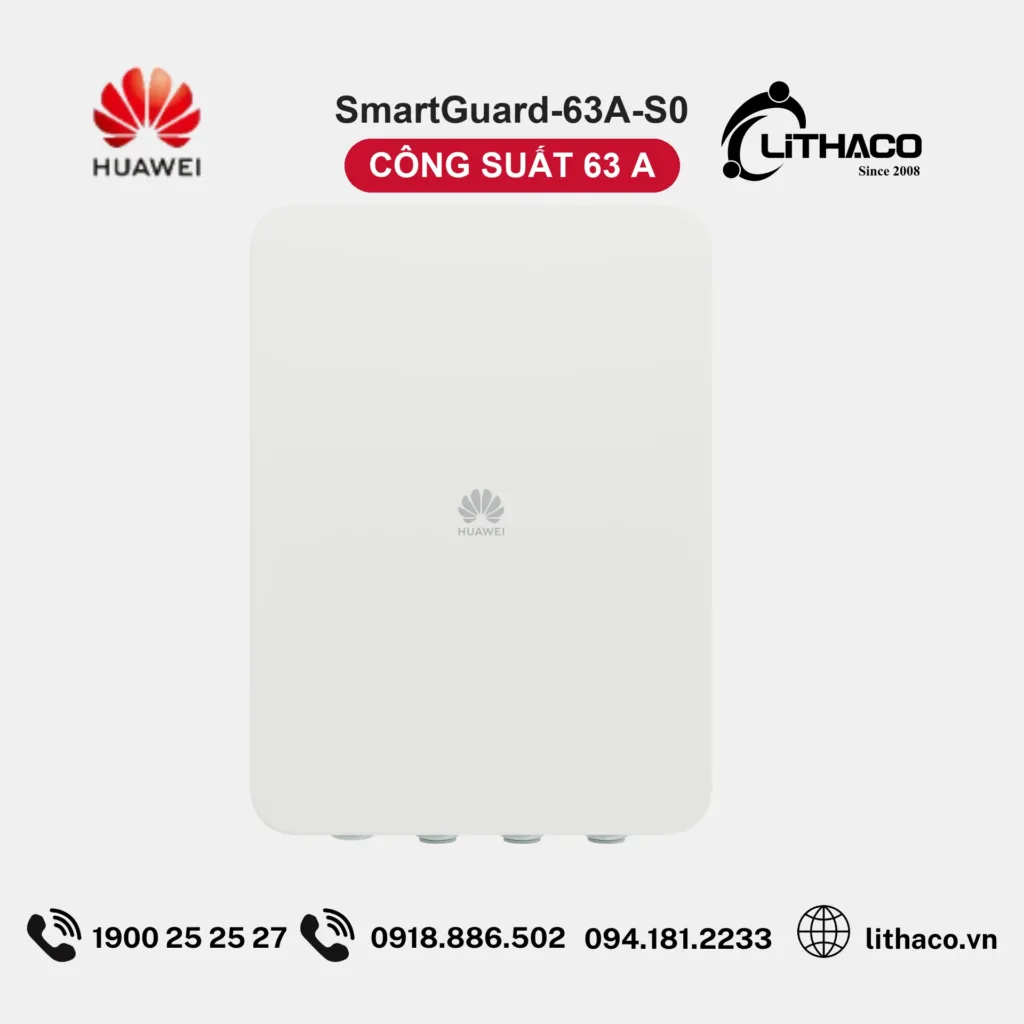 Hộp Dự Phòng Huawei SmartGuard-63A-S0 1 Pha 3 Hộp Dự Phòng Huawei SmartGuard-63A-S0 1 Pha