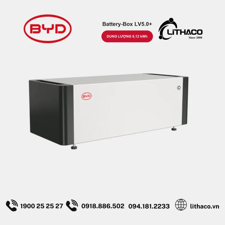 Pin Lưu Trữ BYD Battery-Box LV5.0+ 5,12kWh