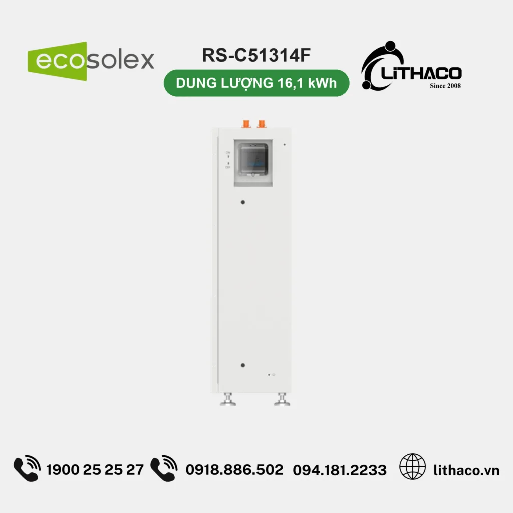 Pin Lưu Trữ Ecosolex RS-C51314F IP65 16,1kWh 2 Pin Lưu Trữ Ecosolex RS-C51314F IP65 16,1kWh