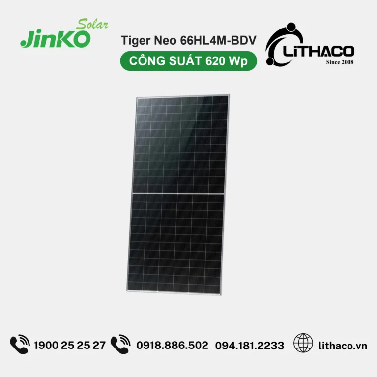 Tấm Pin Jinko Tiger Neo 66HL4M-BDV 620Wp